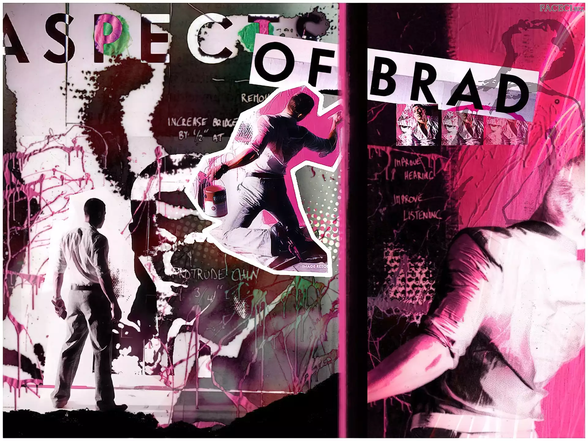 chłopak, Brad Pitt, plakat